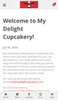 My Delight Cupcakery poster