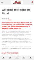 Neighbors Pizza Olivehurst poster