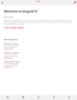 Bugatti's Online Ordering screenshot 1