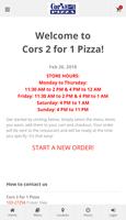 Cors 2 for 1 Pizza Affiche