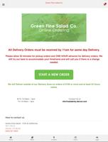 Green Fine Salad App Ordering capture d'écran 3