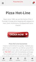 Pizza Hot-Line Online Ordering ポスター