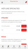 Pizza Hot-Line Online Ordering स्क्रीनशॉट 2