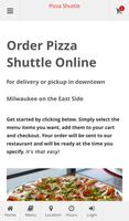 Poster Pizza Shuttle Online Ordering
