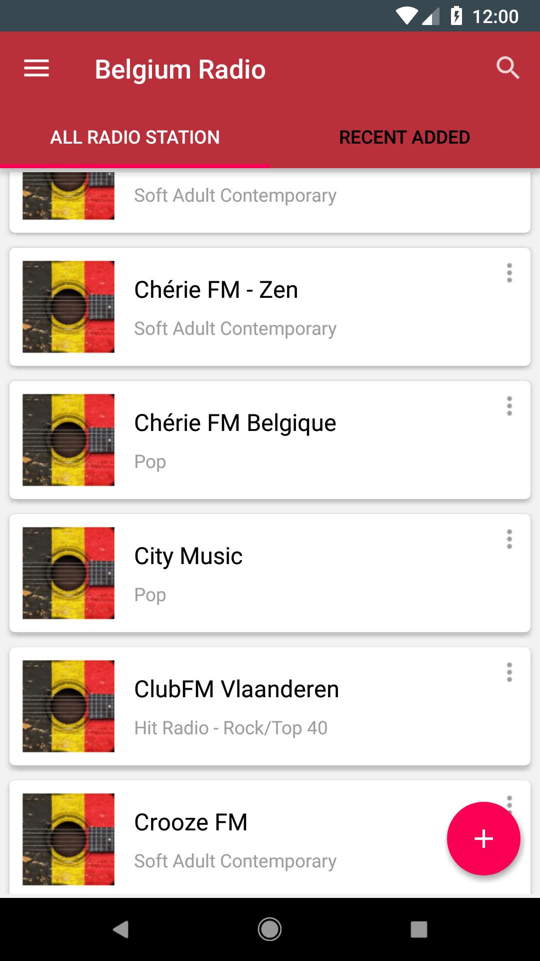 Liste des stations de radio en Belgique pour Android - Téléchargez l'APK