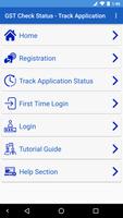 GST Check Status - Track Application ポスター