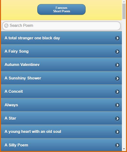 100 Famous Short Poems For Android Apk Download - short roblox poems