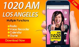 1020 AM Los Angeles Online Free Radio Affiche