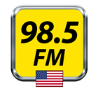 98.5 Radio Station FM USA icon