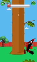 Woodpecker Backyard Woodcutter poster