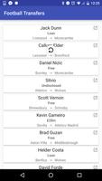 Football Transfers capture d'écran 1