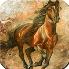 Horses Running Live Wallpaper icône