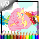 Coloring Book My Ponny Games icône