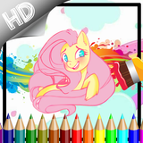 آیکون‌ Coloring Book My Ponny Games