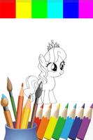Coloring Book My Ponny Games Affiche