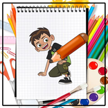 How to Draw Ben 10 Ultimate Alien