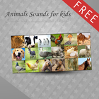 Animals sounds for kids icône
