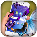 Butterfly In Phone-Butterfly Flying in Screen APK