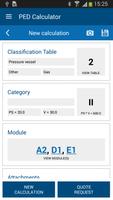 Kiwa Inspecta PED Calculator تصوير الشاشة 1