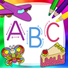 英文字母表ABC学英语背单词识字&儿童画画游戏 图标