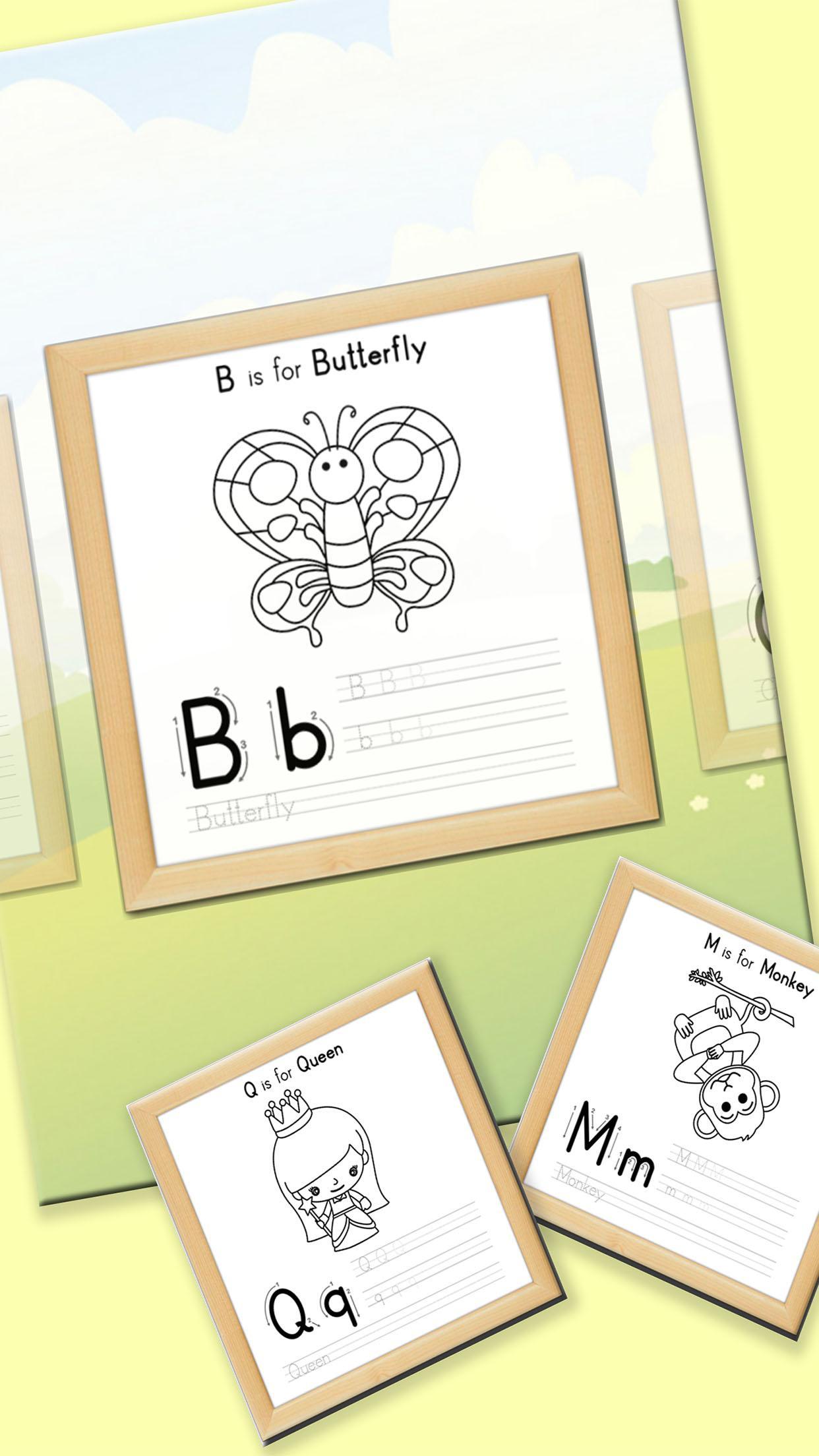 英文字母表abc学英语背单词识字 儿童画画游戏安卓下載 安卓版apk 免費下載