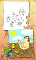 Farm animals coloring book 截图 2