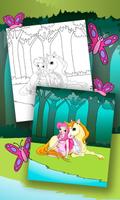 Fairy coloring book pages ภาพหน้าจอ 2