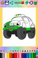 Cars coloring pages for kids capture d'écran 3