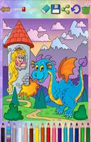 Painting dragons magic syot layar 1