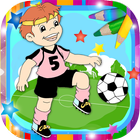 Paint magic football icon