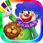 Circus - Coloring book-icoon