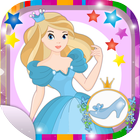 Stickers Cinderella princess-icoon