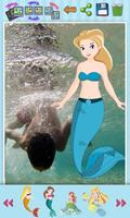 Mermaid stickers Affiche
