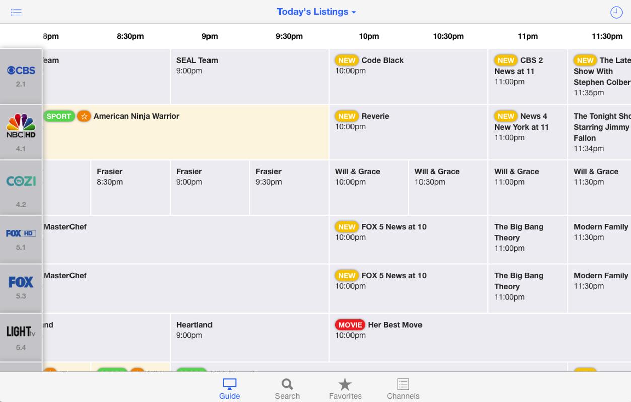 Tv Listing For Tonight | Examples and Forms