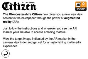 برنامه‌نما Gloucester Citizen AR عکس از صفحه