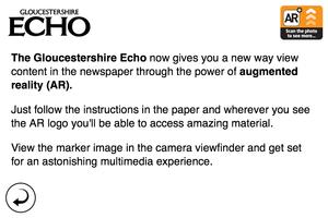 Gloucestershire Echo AR screenshot 1