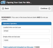 Cost Per Mile imagem de tela 1