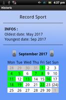 Calendars/dates recorder syot layar 1