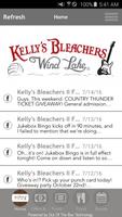 Kelly's Bleachers Wind Lake Affiche