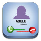 Adele caller fake آئیکن