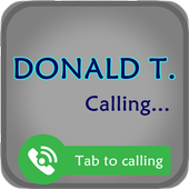 Call Donald Trump fake icon
