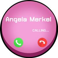 Fake call Angela Merkel پوسٹر
