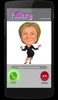 Hillary Clinton fake call اسکرین شاٹ 1