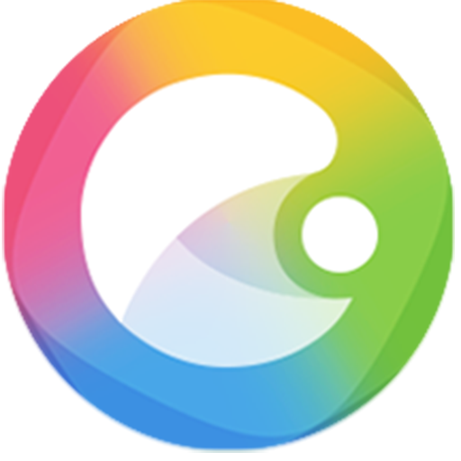 Round launcher theme