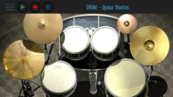 Drum  Batterie - Opala Studios Affiche