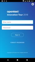 OpenText Innovation Tour 2018 ポスター