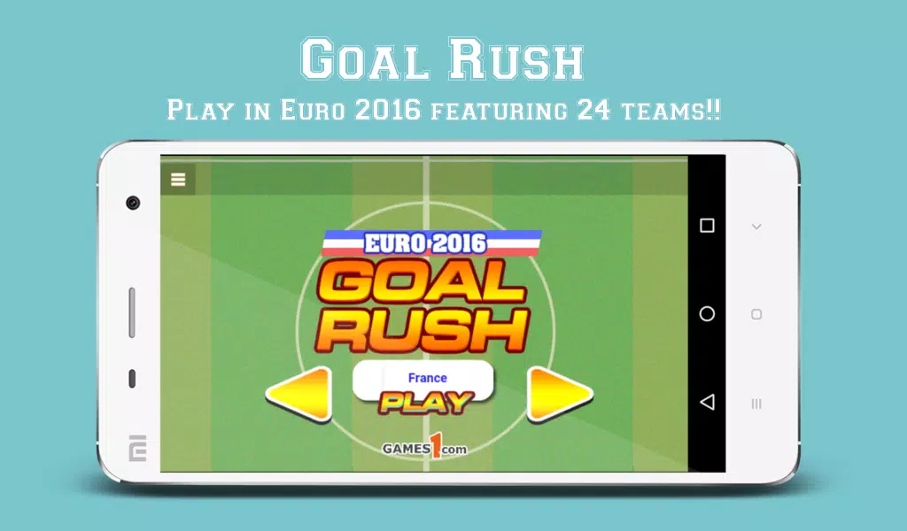 Jogo Euro 2016: Goal Rush no Jogos 360