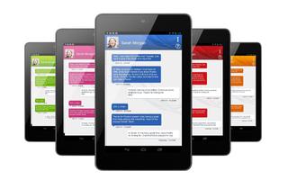 Tablet SMS Messaging Dinamotxt capture d'écran 2