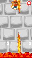 Bedlam Jump: Avoid Fire Spikes Affiche