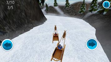 Santa Xmas Sleigh Racing 3D capture d'écran 2